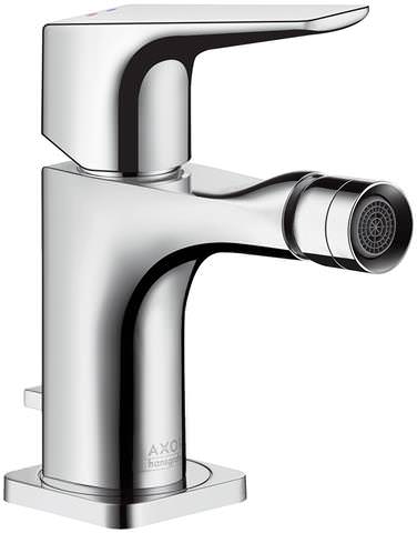 hansgrohe Bidet-Einhebelmischer Axor Citterio E Ausladung 114 mm, mit Ablaufgarnitur, mit Hebelgriff-36121000