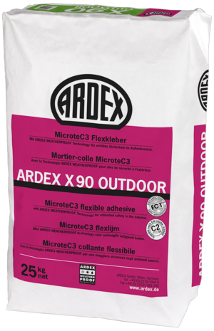 Ardex X90 Outdoor Microtec3 Flexkleber grau-24261