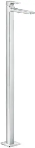 Hansgrohe Fertigmontageset Metropol EcoSmart 5 l/min, Waschtisch-Einhebelmischer, bodenstehend, mit Hebelgriff, ohne Ablaufgarnitur, chrom -32530000