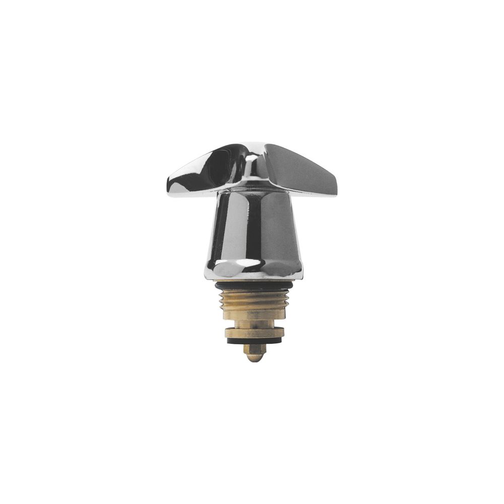 Oberteil m. Trecorngriff, f.Auslaufventile u. Batterien, verchromt-45966000