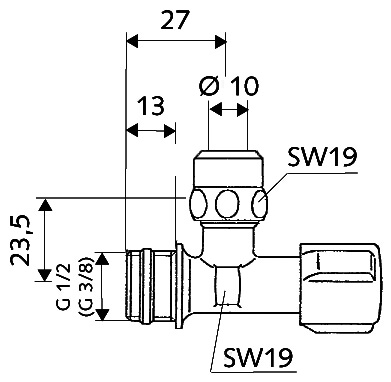 SCHELL Eckregulierventil COMFORT-49110699