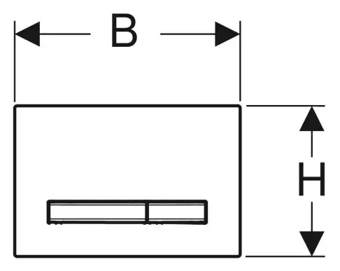 Geberit Betätigungsplatte Sigma50-115788112