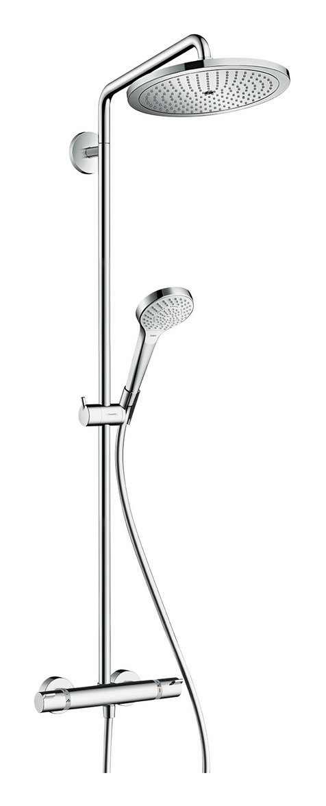 Showerpipe Croma Select S S280 1jet, mit Brausearm 400 mm schwenkbar, chrom-26790000