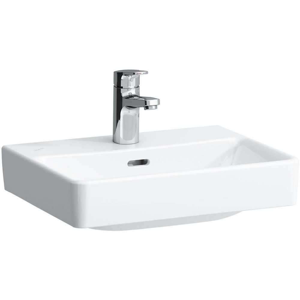 Laufen Handwaschbecken PRO S 45 x 34 cm, 1 HL, mit Überlauf, weiss-H8159610001041