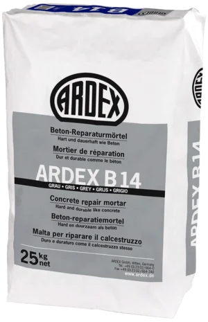 Ardex B14 Beton-Reparaturmörtel grau, a 25 kg Sack-50130