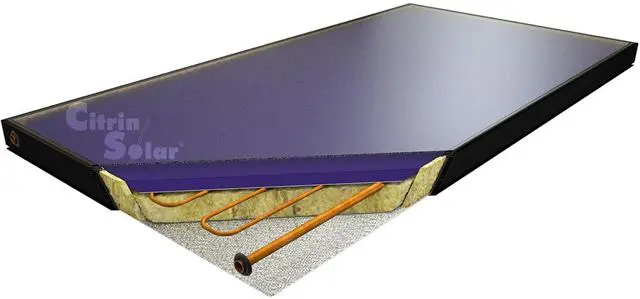 CitrinSolar Flachkollektor CS 550, 2198 x 1168 x 100 mm, 2,57 qm, anthrazit eloxiert-103421 CitrinSolar Flachkollektor CS 550, 2198 x 1168 x 100 mm, 2,57 qm, anthrazit eloxiert-103421