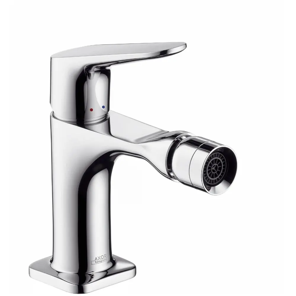 Hansgrohe Bidet-Einhebelmischer Axor Citterio M Ausladung 116 mm, mit Ablaufgarnitur, chrom-34210000