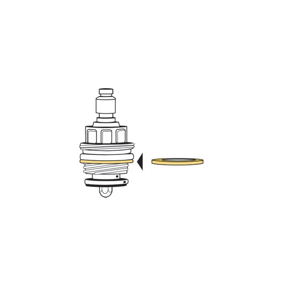 HAAS Fiber-Ring 12 x 19 x 1,5 mm, rot, warm/kalt-07332