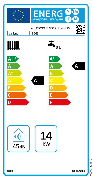 Vaillant Gas-Kompaktgerät auroCOMPACT VSC S 146/4-5 150, modulierend, Erdgas E-10015609