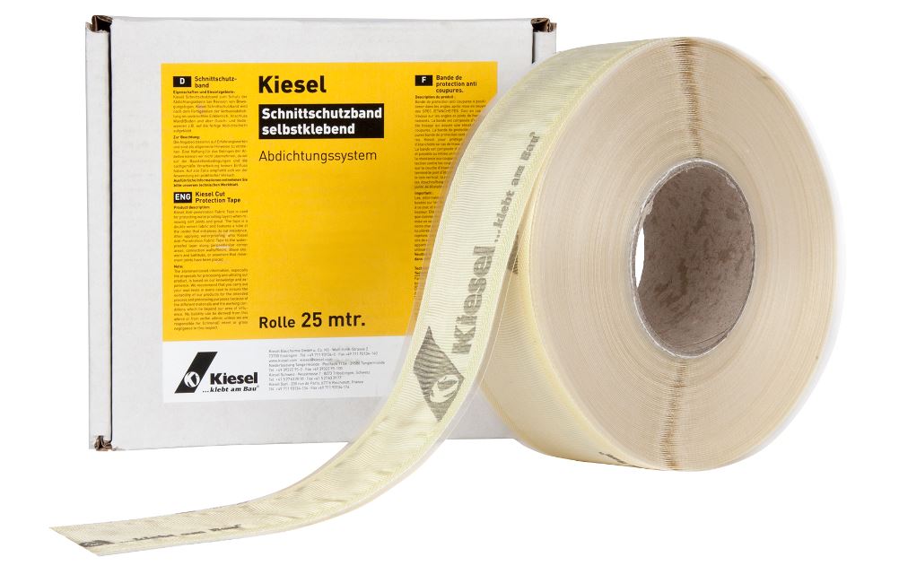 Kiesel Schnittschutzband beige, 25 M-60365