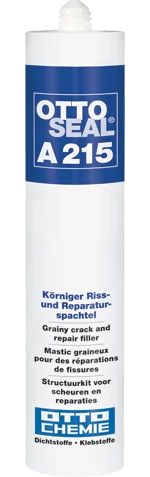 Ottoseal Acryl A215 weiß, 310 ml, Körniger Riss- und Reparaturspachtel-A215-04-C01