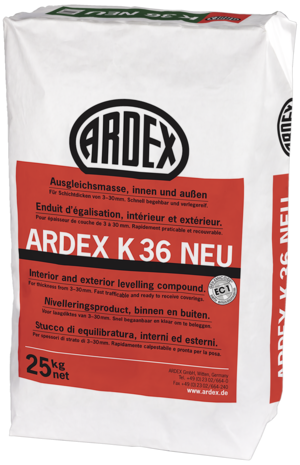 Ardex K 36 Ausgleichsmörtel innen+außen a 25 kg-19256/9