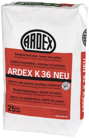 Ardex K 36 Ausgleichsmörtel innen+außen a 25 kg-19256/9