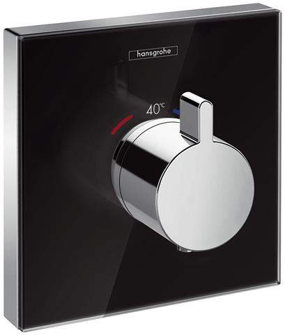 hansgrohe Fertigmontageset ShowerSelect Highflow UP-Thermostat, Glas, weiß/chrom-15734400