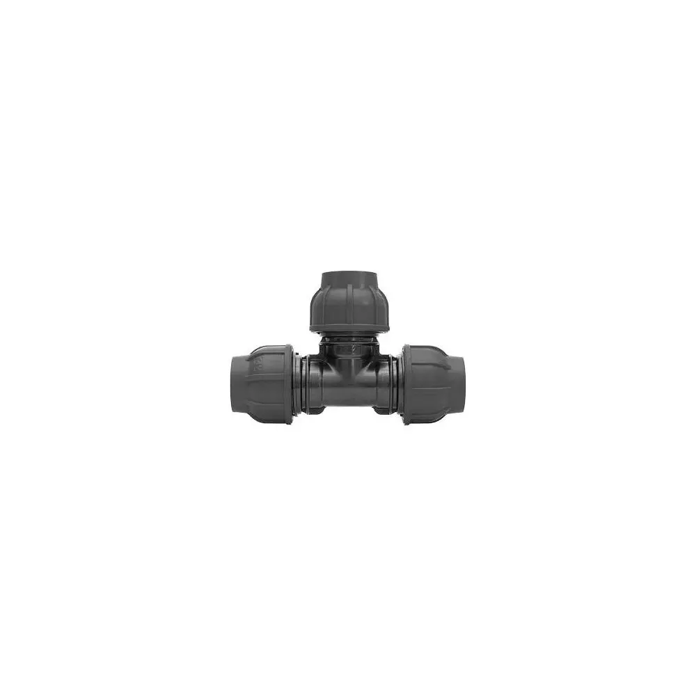 Gebo Plast T-Stück 20 x 20 x 20 mm, mit 3 Seiten zum Klemmen-131020